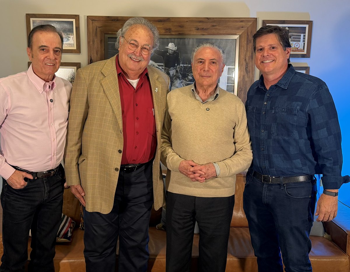 Mussa Calil ao lado do ex-presidente Michel Temer